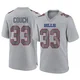 Te'Cory Couch ＃33 Buffalo Bills Game Gray Men's Atmosphere Fashion Jersey
