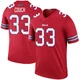 Te'Cory Couch ＃33 Buffalo Bills Legend Red Men's Color Rush Jersey
