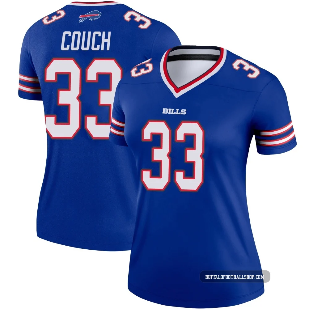 Te'Cory Couch ＃33 Buffalo Bills Legend Royal Women's Jersey