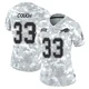 Te'Cory Couch ＃33 Buffalo Bills Limited Arctic Camo Women's 2024 Salute to Service Jersey