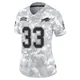 Te'Cory Couch ＃33 Buffalo Bills Limited Arctic Camo Women's 2024 Salute to Service Jersey