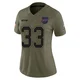 Te'Cory Couch ＃33 Buffalo Bills Limited Olive Women's 2025 Salute to Service Jersey