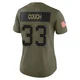 Te'Cory Couch ＃33 Buffalo Bills Limited Olive Women's 2025 Salute to Service Jersey