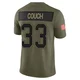 Te'Cory Couch ＃33 Buffalo Bills Limited Olive Youth 2025 Salute to Service Jersey