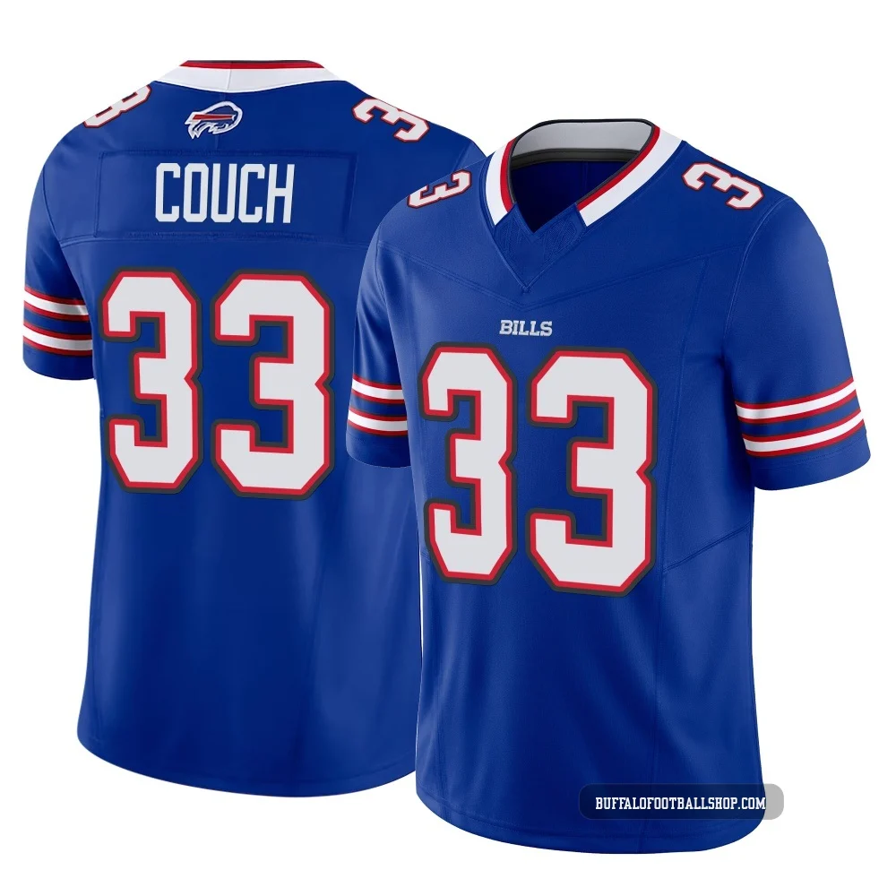 Te'Cory Couch ＃33 Buffalo Bills Limited Royal Youth Vapor F.U.S.E. Jersey