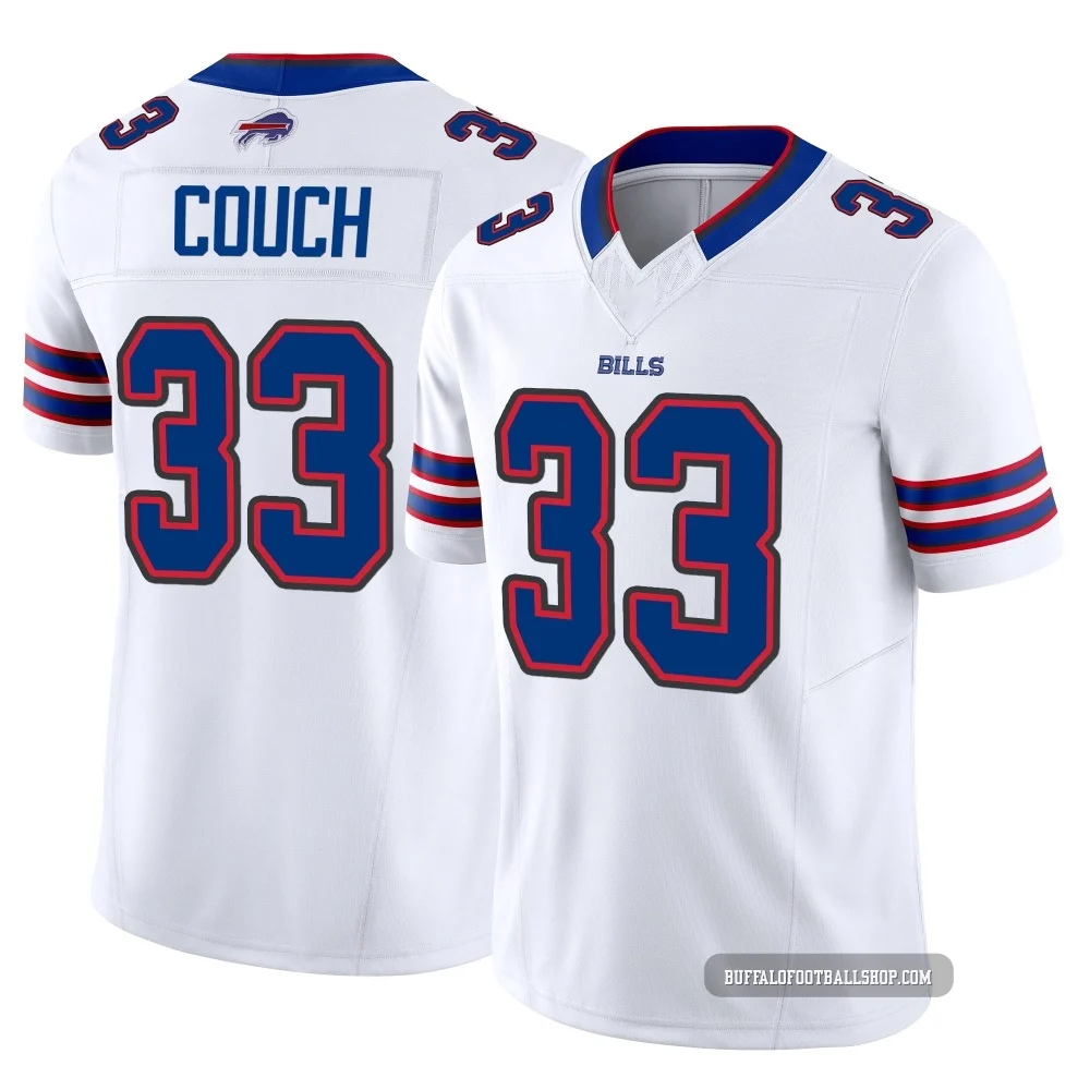 Te'Cory Couch ＃33 Buffalo Bills Limited White Youth Vapor F.U.S.E. Jersey
