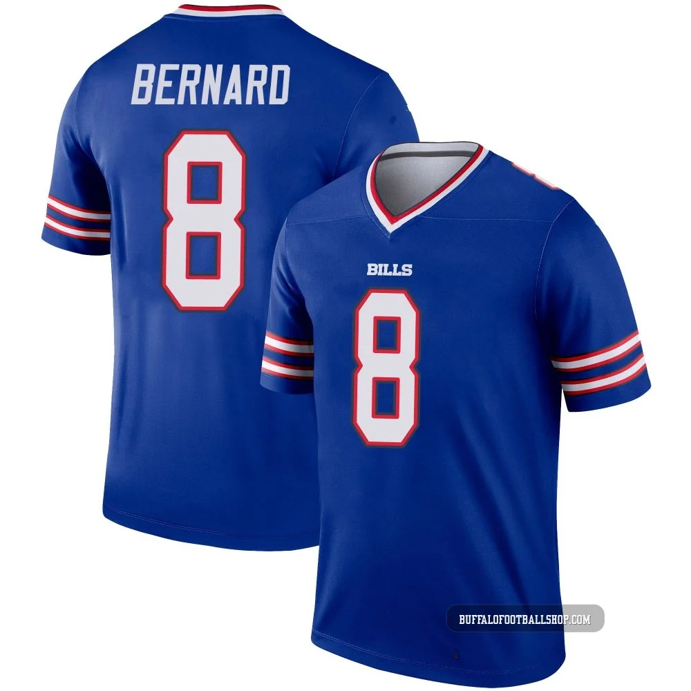 Terrel Bernard ＃8 Buffalo Bills Legend Royal Men's Jersey