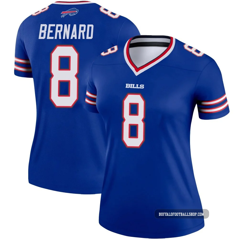 Terrel Bernard ＃8 Buffalo Bills Legend Royal Women's Jersey