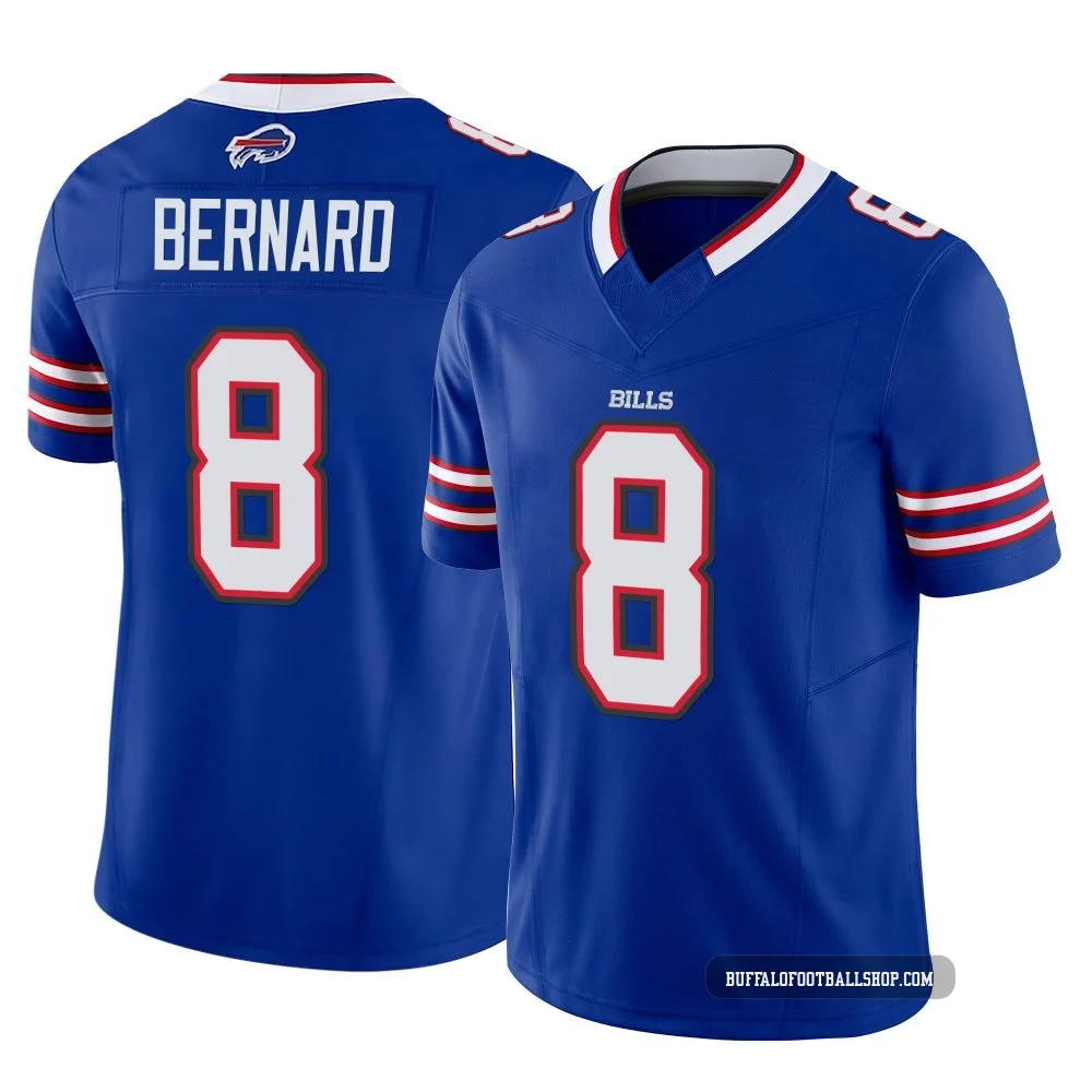 Terrel Bernard ＃8 Buffalo Bills Limited Royal Men's Vapor F.U.S.E. Jersey
