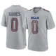 Theron Gaines ＃0 Buffalo Bills Game Gray Men's Atmosphere Fashion Jersey