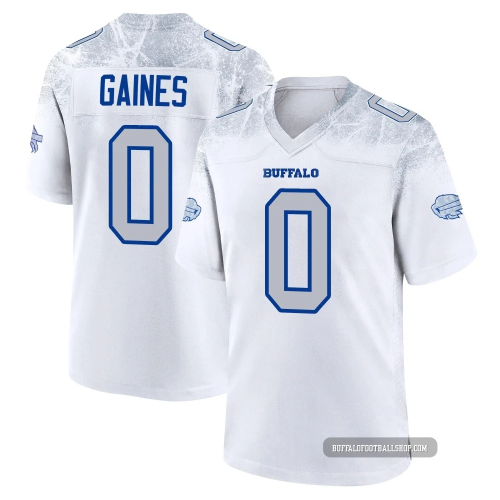 Theron Gaines ＃0 Buffalo Bills Game White Youth 2025 Rivalries Collection Jersey