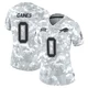 Theron Gaines ＃0 Buffalo Bills Limited Arctic Camo Women's 2024 Salute to Service Jersey
