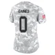 Theron Gaines ＃0 Buffalo Bills Limited Arctic Camo Women's 2024 Salute to Service Jersey
