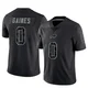 Theron Gaines ＃0 Buffalo Bills Limited Black Men's Reflective Jersey