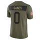 Theron Gaines ＃0 Buffalo Bills Limited Olive Youth 2025 Salute to Service Jersey