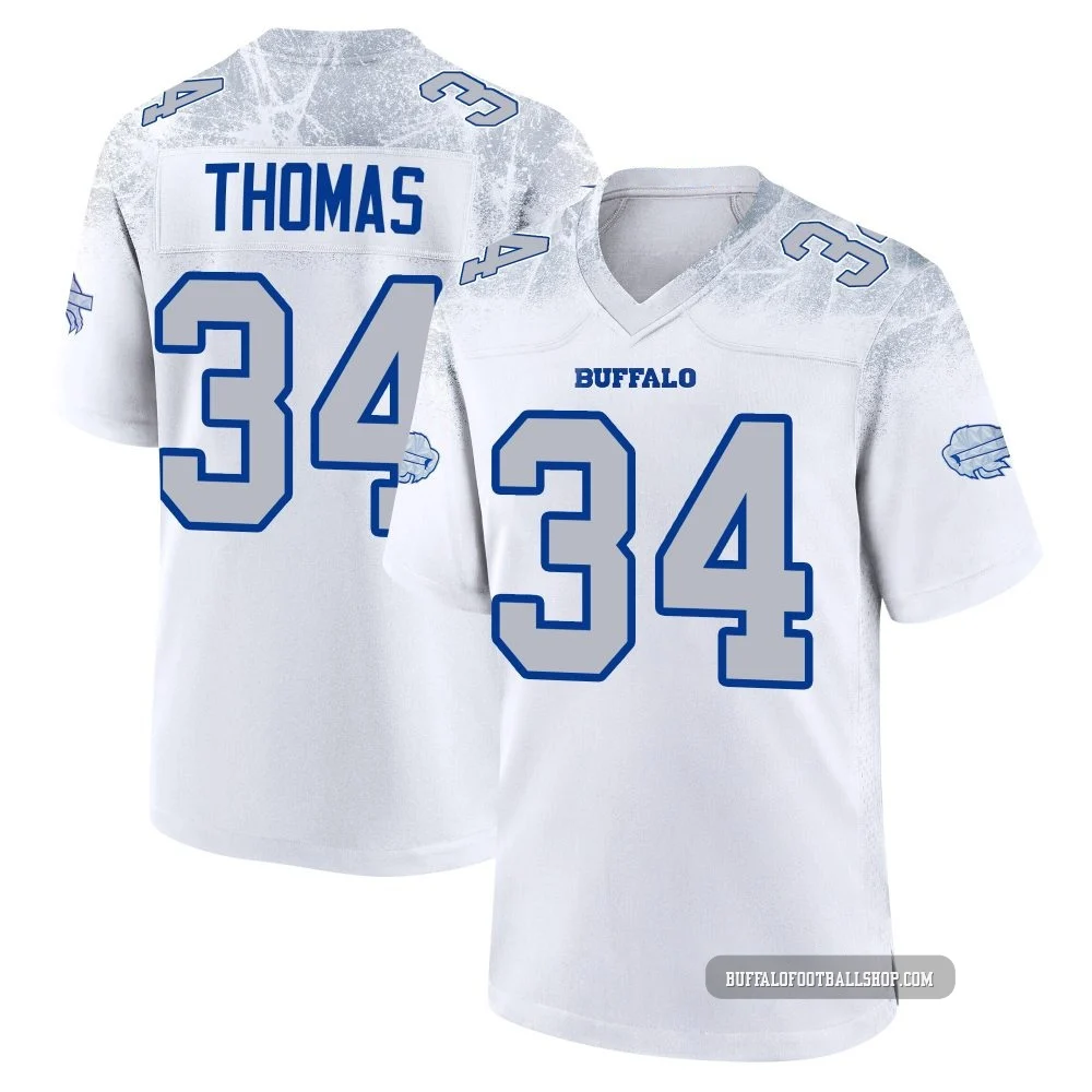 Thurman Thomas ＃34 Buffalo Bills Game White Youth 2025 Rivalries Collection Jersey