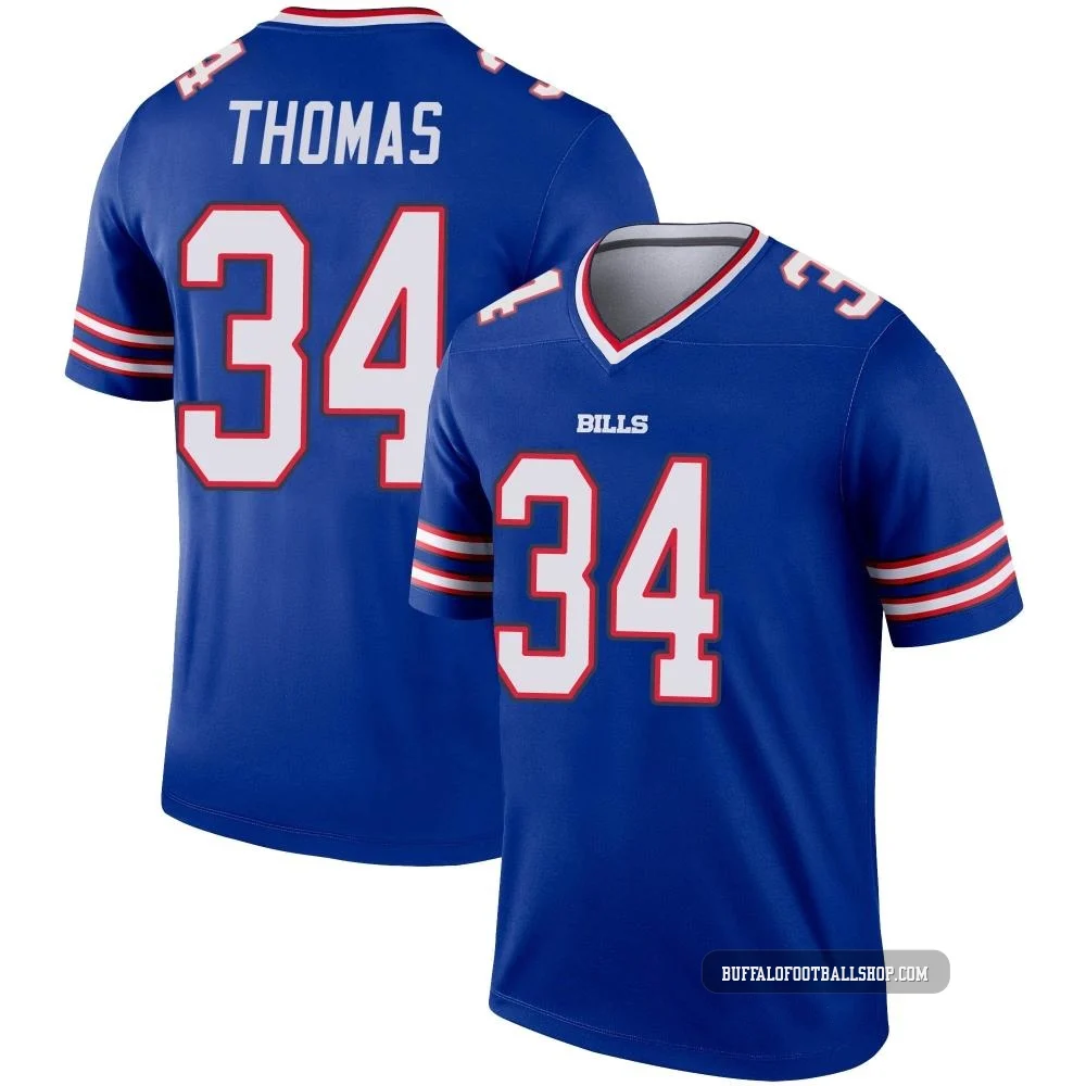 Thurman Thomas ＃34 Buffalo Bills Legend Royal Youth Jersey