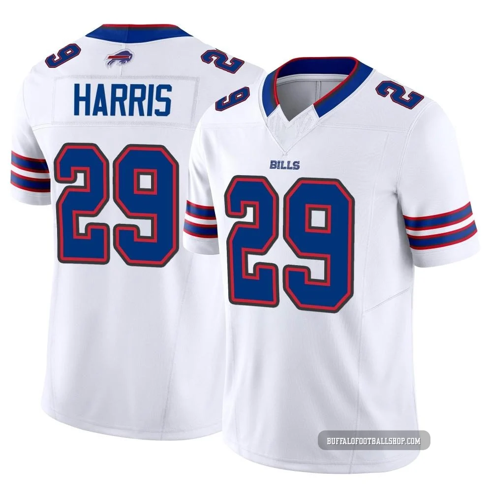 Tim Harris ＃29 Buffalo Bills Limited White Men's Vapor F.U.S.E. Jersey