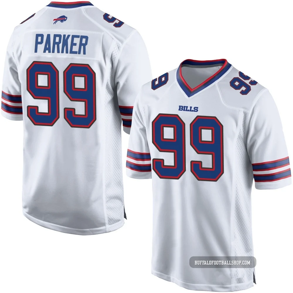 T.J. Parker ＃99 Buffalo Bills Game White Youth Jersey