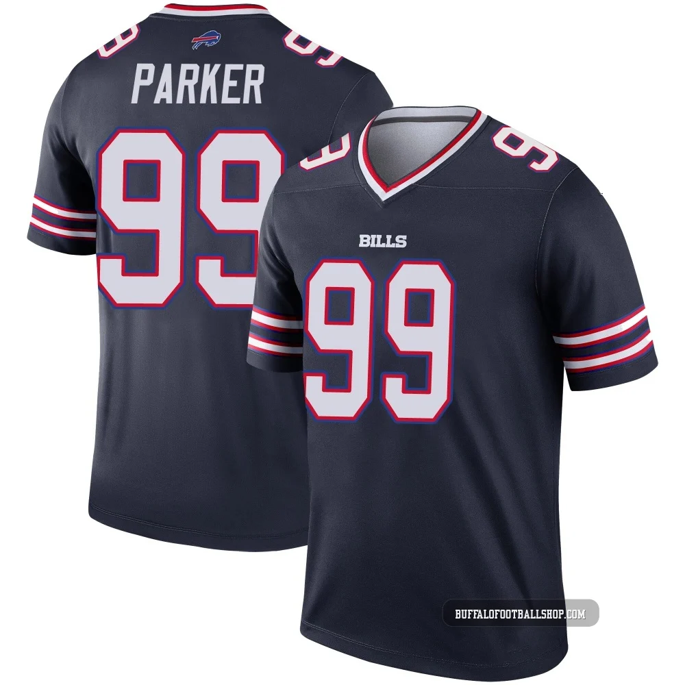 T.J. Parker ＃99 Buffalo Bills Legend Navy Men's Inverted Jersey