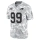 T.J. Parker ＃99 Buffalo Bills Limited Arctic Camo Men's 2024 Salute to Service Jersey