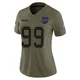 T.J. Parker ＃99 Buffalo Bills Limited Olive Women's 2025 Salute to Service Jersey