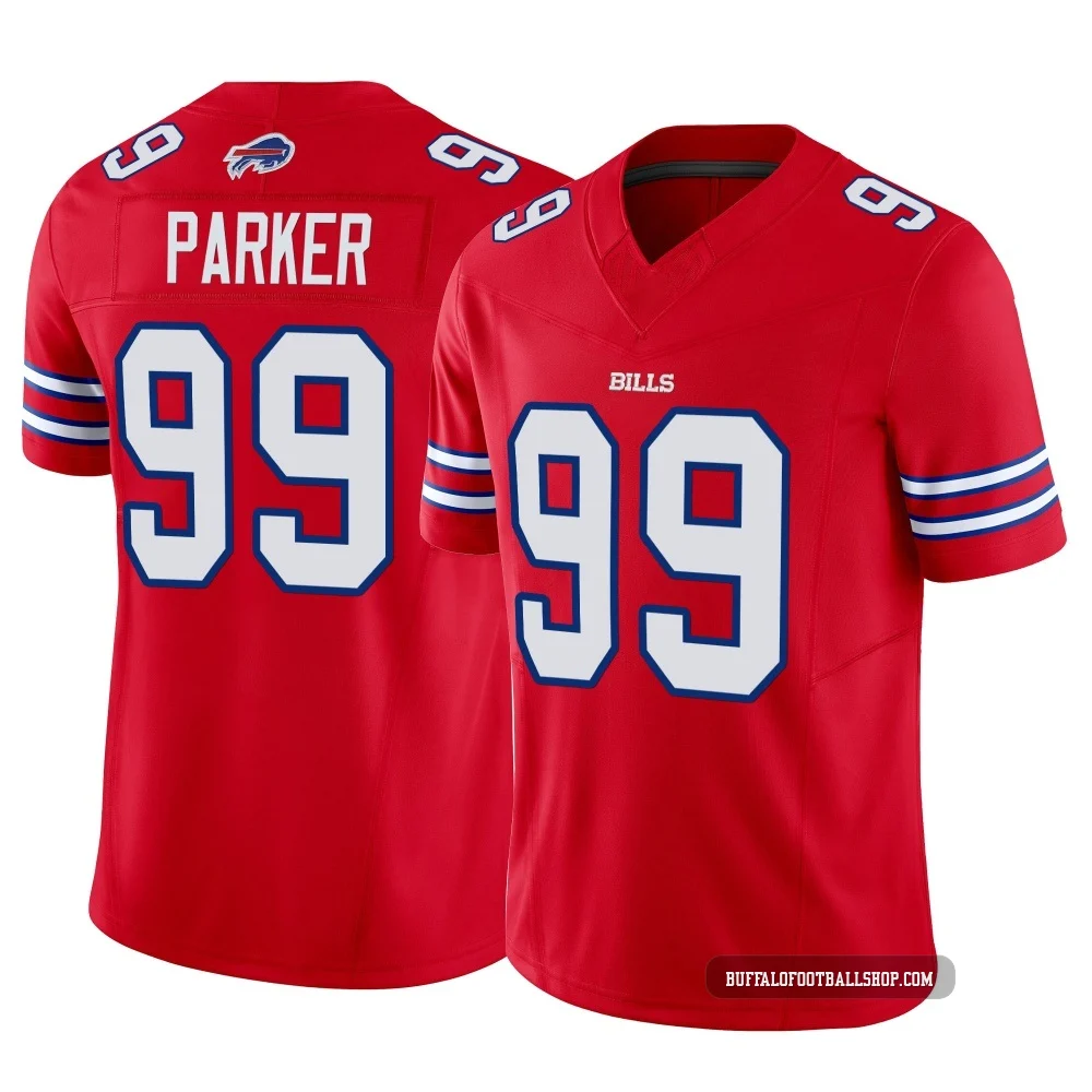 T.J. Parker ＃99 Buffalo Bills Limited Red Men's Vapor F.U.S.E. Jersey