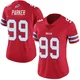 T.J. Parker ＃99 Buffalo Bills Limited Red Women's Color Rush Vapor Untouchable Jersey