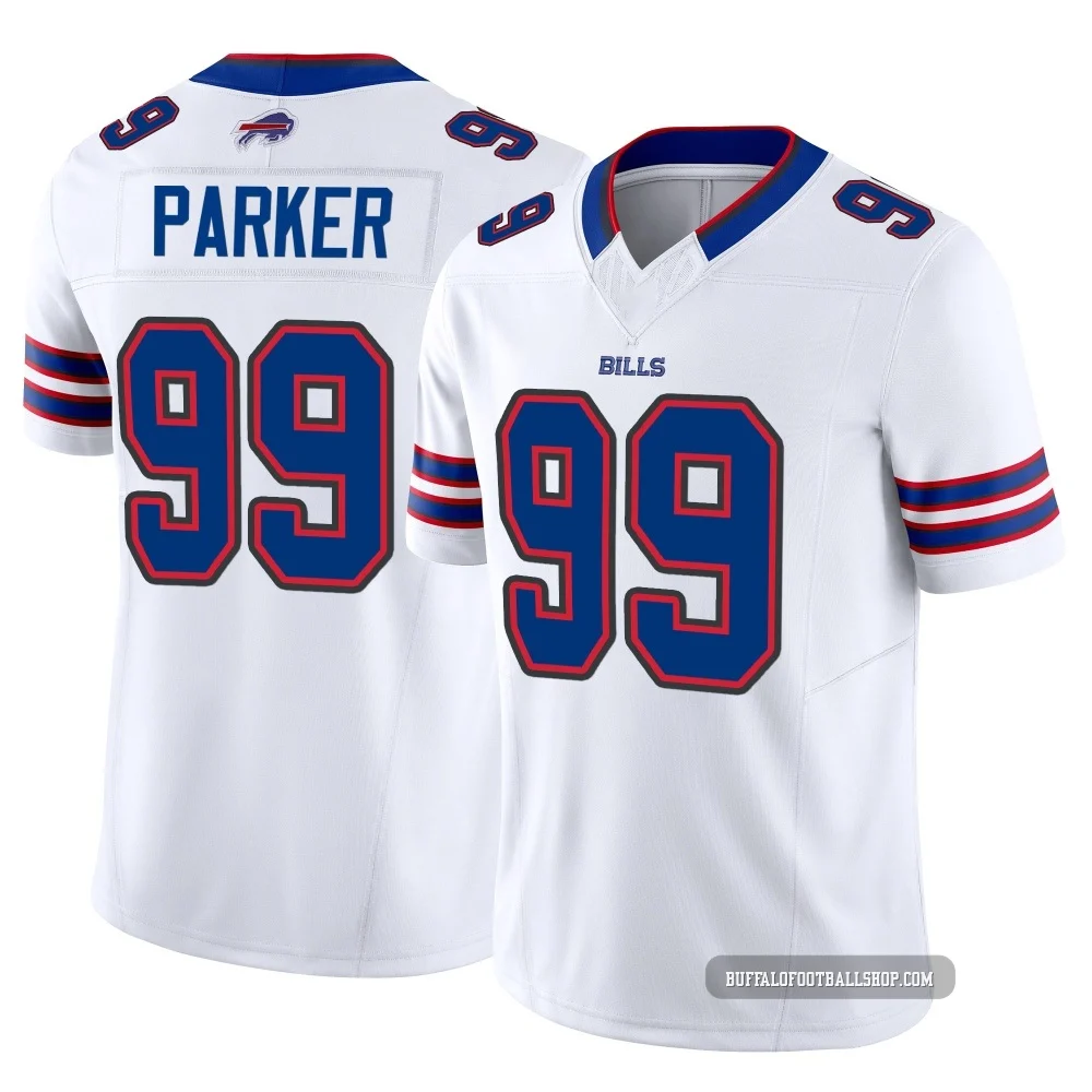 T.J. Parker ＃99 Buffalo Bills Limited White Youth Vapor F.U.S.E. Jersey