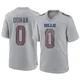 Tommy Doman ＃0 Buffalo Bills Game Gray Men's Atmosphere Fashion Jersey
