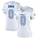 Tommy Doman ＃0 Buffalo Bills Game White Women's 2025 Rivalries Collection Jersey