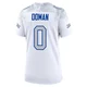 Tommy Doman ＃0 Buffalo Bills Game White Women's 2025 Rivalries Collection Jersey