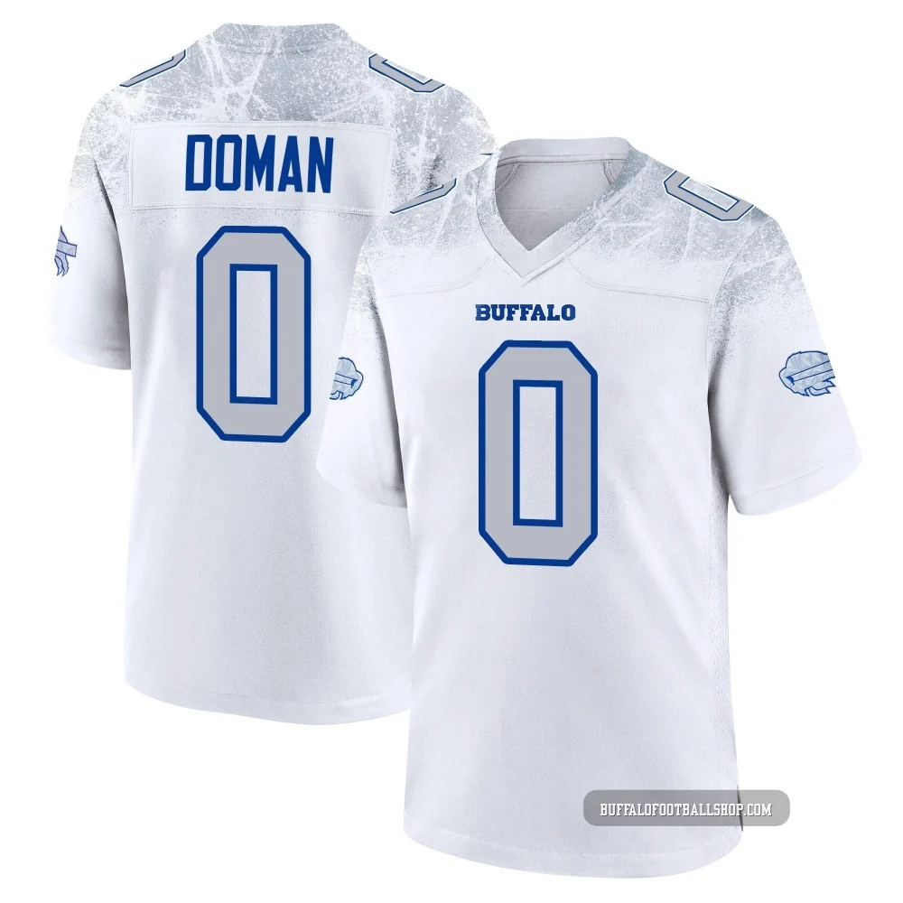 Tommy Doman ＃0 Buffalo Bills Game White Youth 2025 Rivalries Collection Jersey