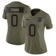 Tommy Doman ＃0 Buffalo Bills Limited Olive Women's 2025 Salute to Service Jersey