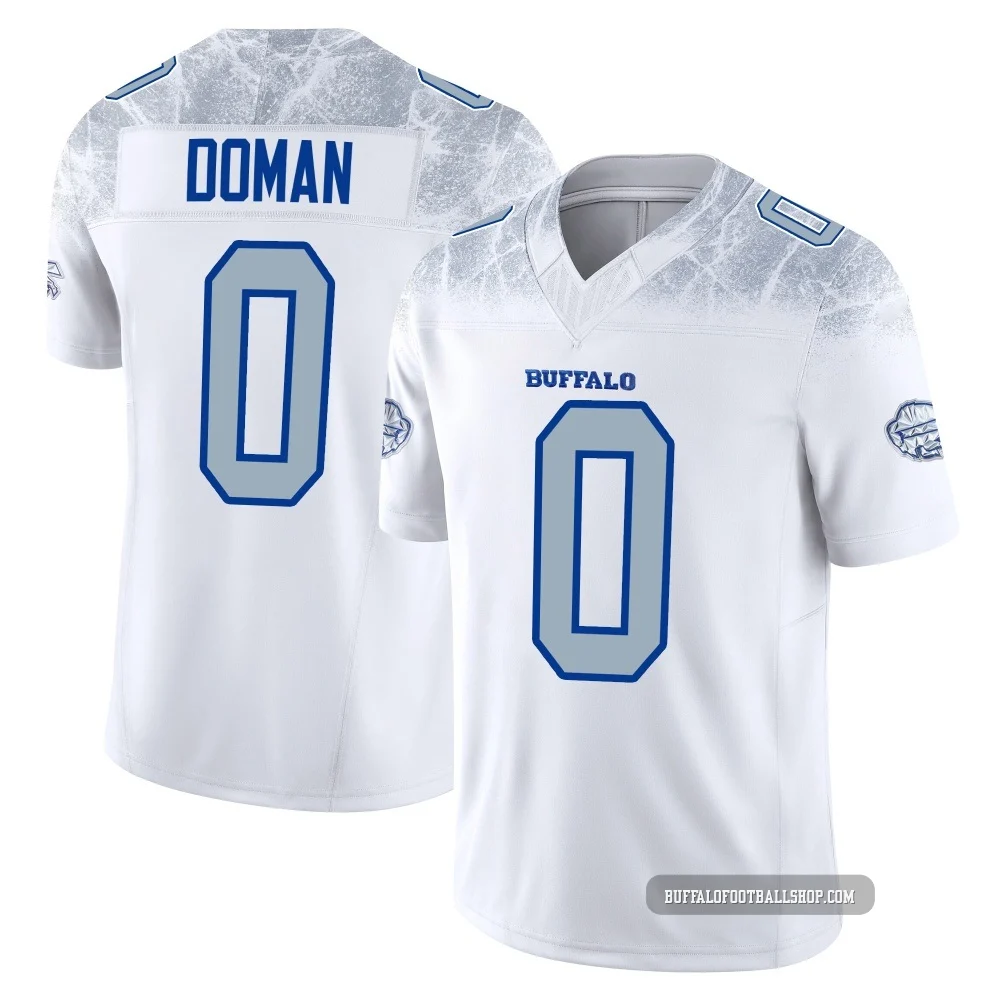 Tommy Doman ＃0 Buffalo Bills Limited White Men's 2025 Rivalries Collection Jersey