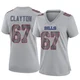 Travis Clayton ＃67 Buffalo Bills Game Gray Women's Atmosphere Fashion Jersey