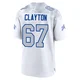 Travis Clayton ＃67 Buffalo Bills Game White Men's 2025 Rivalries Collection Jersey
