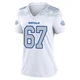 Travis Clayton ＃67 Buffalo Bills Game White Women's 2025 Rivalries Collection Jersey