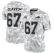 Travis Clayton ＃67 Buffalo Bills Limited Arctic Camo Youth 2024 Salute to Service Jersey