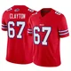 Travis Clayton ＃67 Buffalo Bills Limited Red Youth Vapor F.U.S.E. Jersey