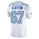 Travis Clayton ＃67 Buffalo Bills Limited White Men's 2025 Rivalries Collection Jersey