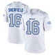 Trent Sherfield ＃16 Buffalo Bills Game White Men's 2025 Rivalries Collection Jersey