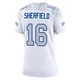 Trent Sherfield ＃16 Buffalo Bills Game White Women's 2025 Rivalries Collection Jersey
