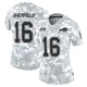 Trent Sherfield ＃16 Buffalo Bills Limited Arctic Camo Women's 2024 Salute to Service Jersey