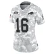 Trent Sherfield ＃16 Buffalo Bills Limited Arctic Camo Women's 2024 Salute to Service Jersey