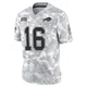 Trent Sherfield ＃16 Buffalo Bills Limited Arctic Camo Youth 2024 Salute to Service Jersey