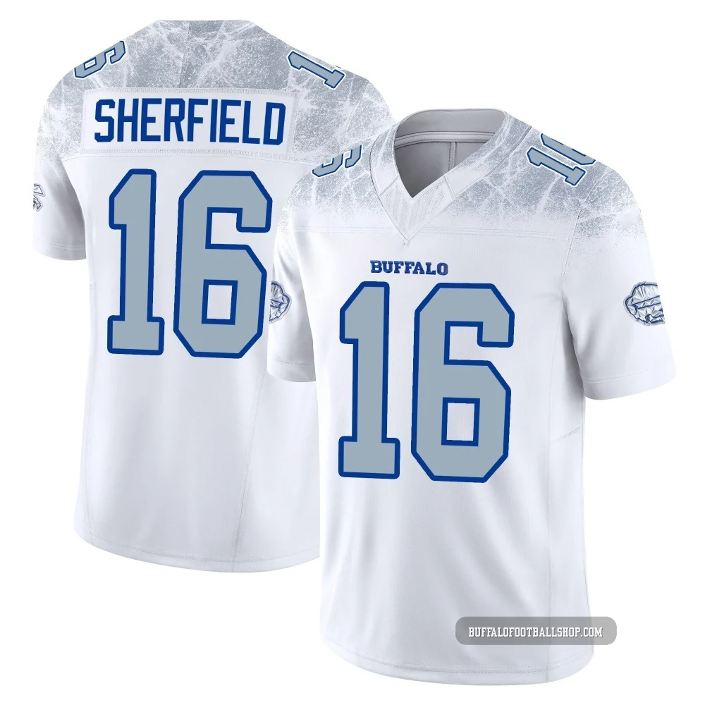 Trent Sherfield ＃16 Buffalo Bills Limited White Men's 2025 Rivalries Collection Jersey