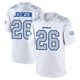 Ty Johnson ＃26 Buffalo Bills Game White Men's 2025 Rivalries Collection Jersey