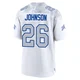 Ty Johnson ＃26 Buffalo Bills Game White Men's 2025 Rivalries Collection Jersey