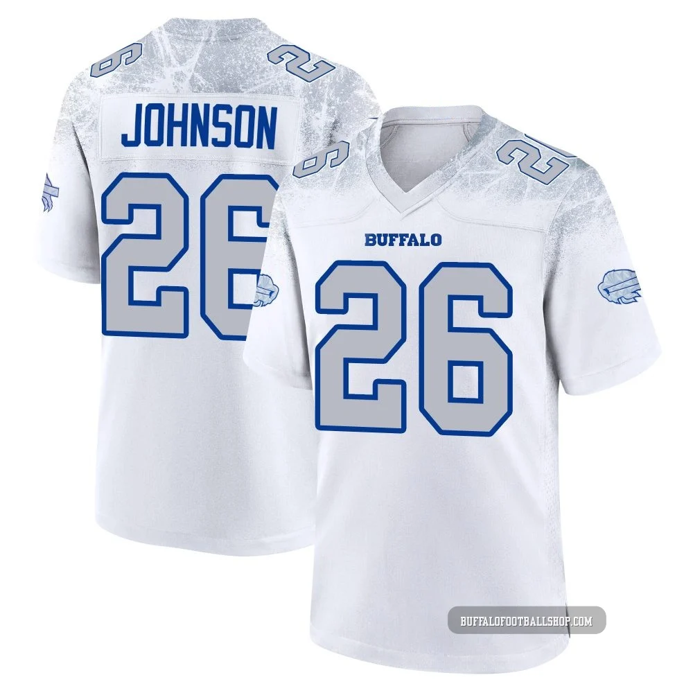 Ty Johnson ＃26 Buffalo Bills Game White Youth 2025 Rivalries Collection Jersey